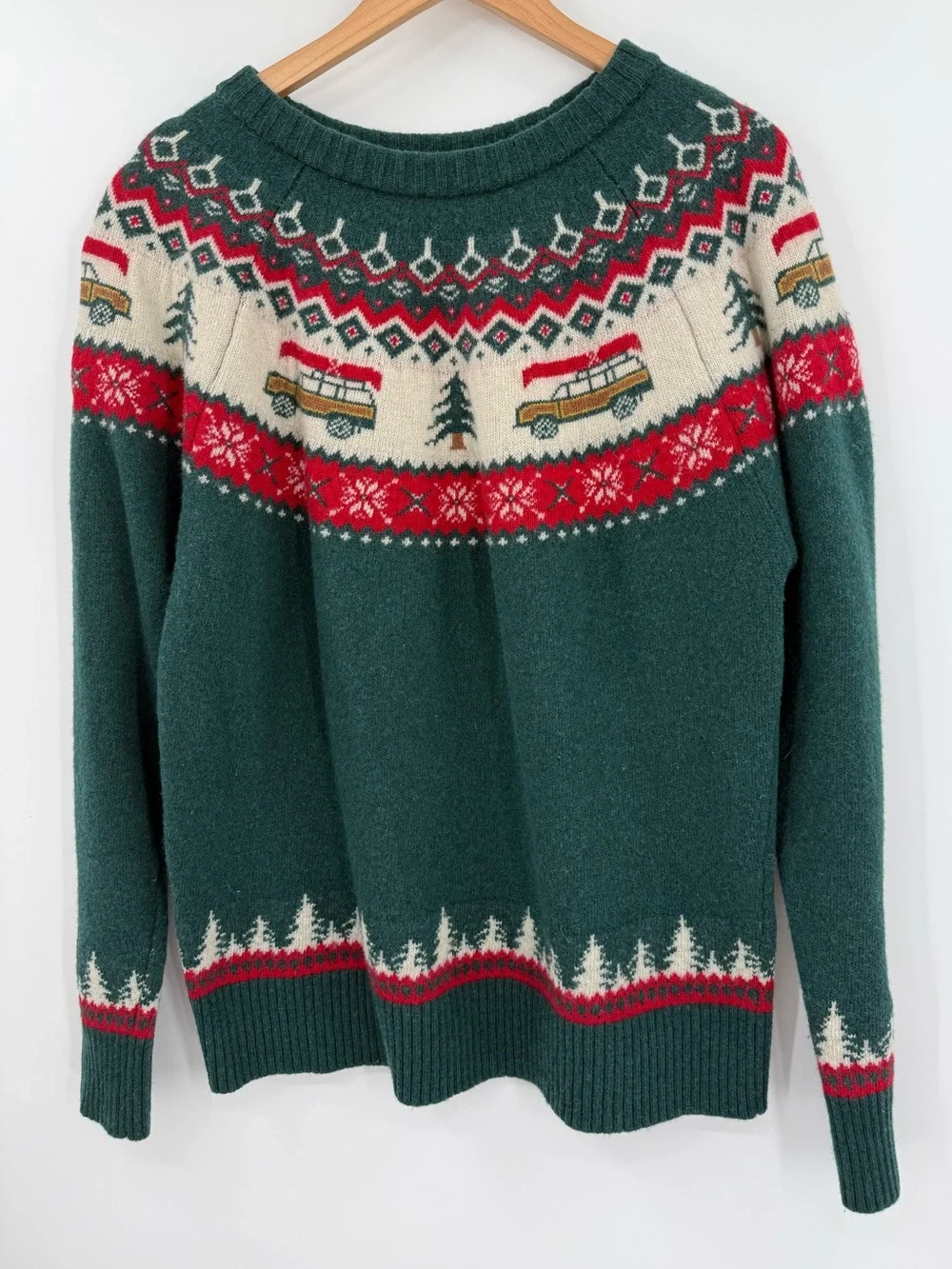 Cozy Cabin Sweaters by Kiel James Patrick Griswold Christmas Sweater | Green | X